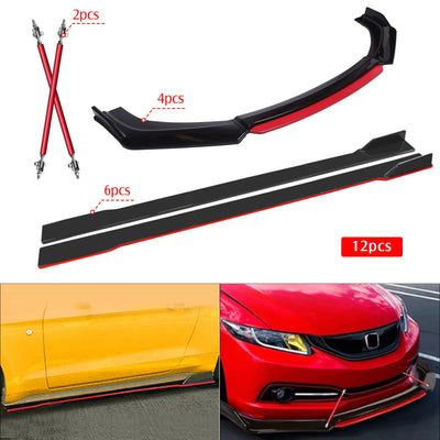 Kit Carrosserie Universel Lame Avant Bas de Caisse - vue arrière 2 - Becquet Voiture