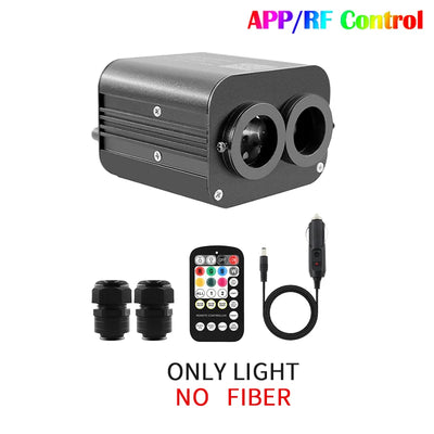 Kit Ciel Étoilé Fibre Optique pour Voiture 20W - en situation - Becquet Voiture