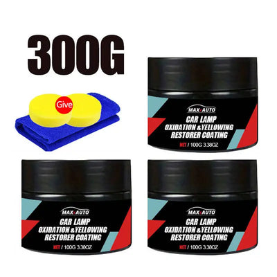 Kit de Restauration et Polissage de Phares Anti-Oxydation - vue de dessus - Becquet Voiture
