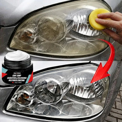 Kit de Restauration et Polissage de Phares Anti-Oxydation - vue de face - Becquet Voiture