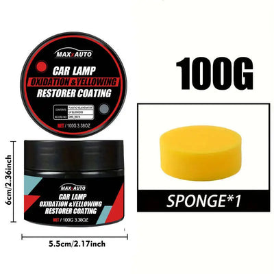Kit de Restauration et Polissage de Phares Anti-Oxydation - vue rapprochée - Becquet Voiture