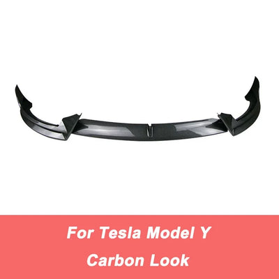 Kit Diffuseur Pare-Chocs Avant Tesla Model 3 Y 2017-2023 - en situation - Becquet Voiture