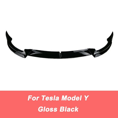 Kit Diffuseur Pare-Chocs Avant Tesla Model 3 Y 2017-2023 - vue de dessus - Becquet Voiture