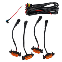 Kit Éclairage LED Calandre Toyota Tacoma 2016-2023 Jaune Ambre - vue de profil - Becquet Voiture