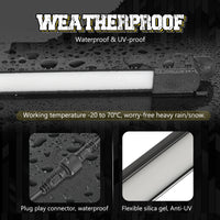 Universal Waterproof LED Truck Bed Lighting Kit - three-quarter view - Becquet Voiture