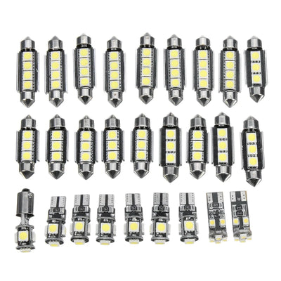 Kit Éclairage LED Intérieur Mercedes Classe E W211 - vue de face - Becquet Voiture