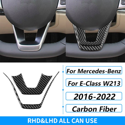 Kit Fibre Carbone Intérieur Mercedes Classe E W213 - détail du montage 3 - Becquet Voiture