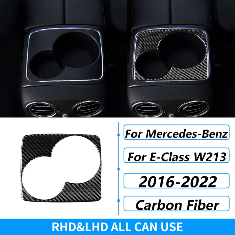 Kit Fibre Carbone Intérieur Mercedes Classe E W213 - détail du montage 4 - Becquet Voiture