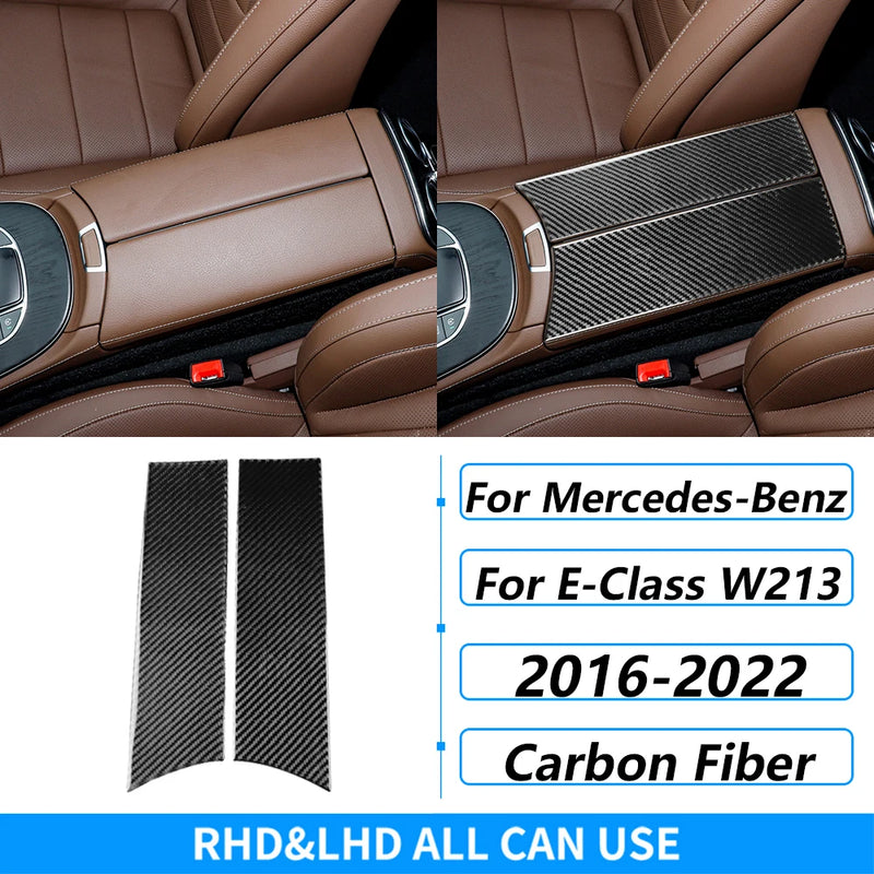 Kit Fibre Carbone Intérieur Mercedes Classe E W213 - détail du montage 5 - Becquet Voiture