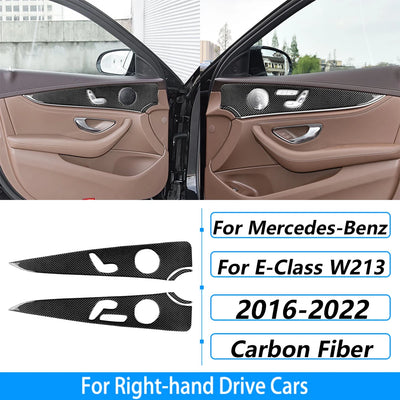 Kit Fibre Carbone Intérieur Mercedes Classe E W213 - détail du montage 6 - Becquet Voiture