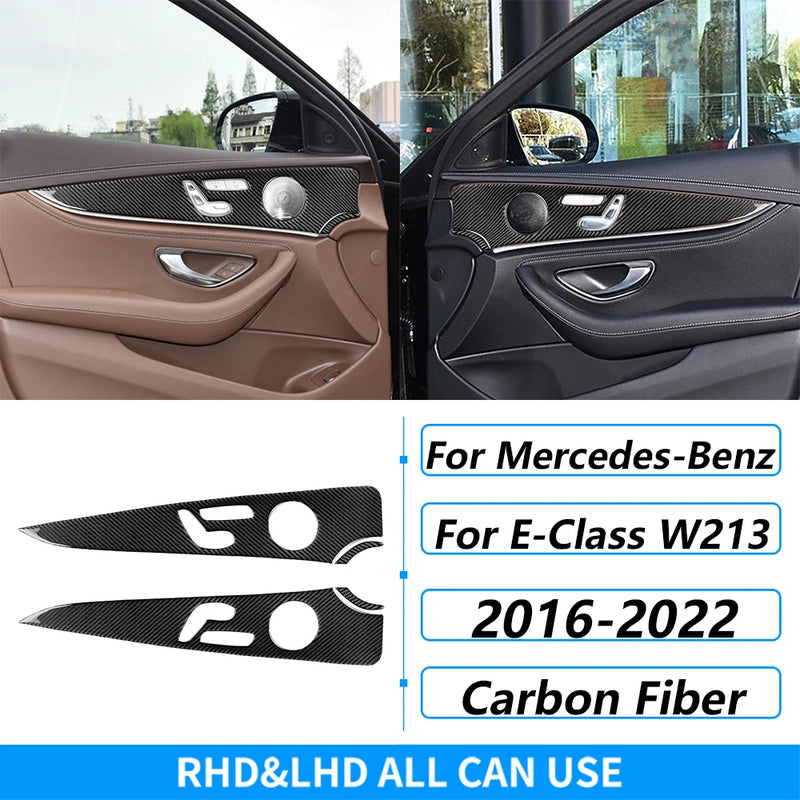Kit Fibre Carbone Intérieur Mercedes Classe E W213 - en situation - Becquet Voiture