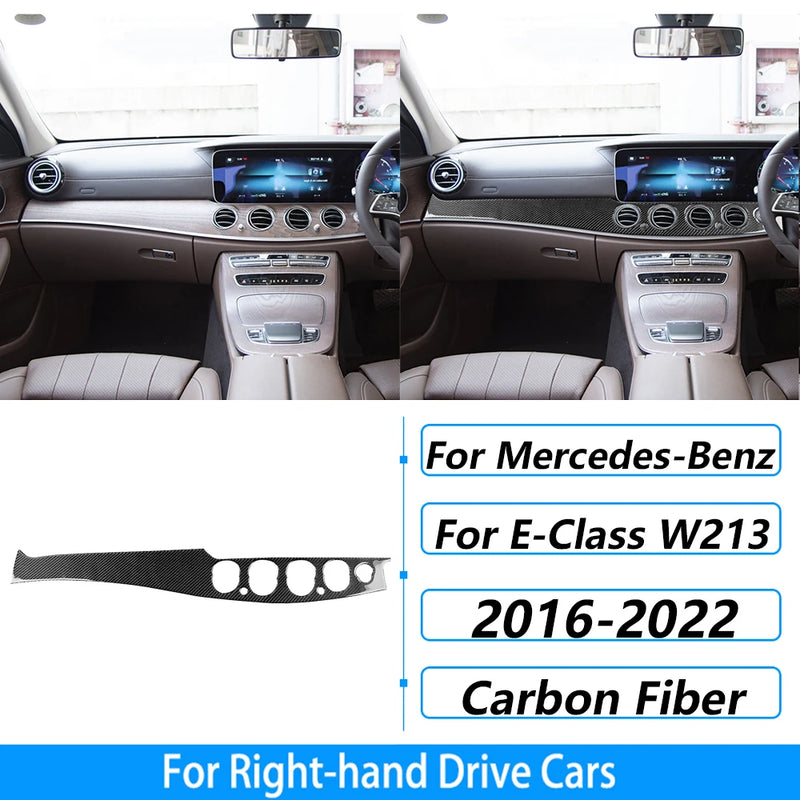 Kit Fibre Carbone Intérieur Mercedes Classe E W213 - packshot studio 2 - Becquet Voiture