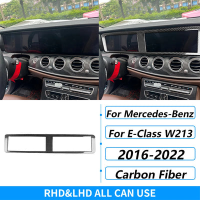 Kit Fibre Carbone Intérieur Mercedes Classe E W213 - vue arrière 2 - Becquet Voiture