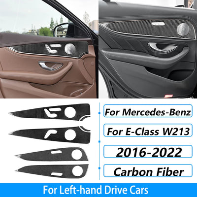 Kit Fibre Carbone Intérieur Mercedes Classe E W213 - vue arrière 3 - Becquet Voiture