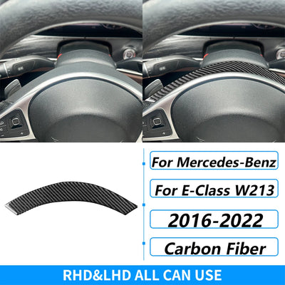 Kit Fibre Carbone Intérieur Mercedes Classe E W213 - vue arrière 5 - Becquet Voiture