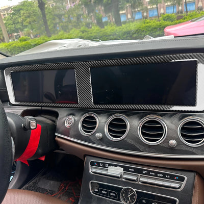 Kit Fibre Carbone Intérieur Mercedes Classe E W213 - vue arrière - Becquet Voiture