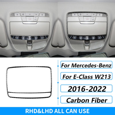 Kit Fibre Carbone Intérieur Mercedes Classe E W213 - vue de dessus 2 - Becquet Voiture