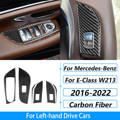 Kit Fibre Carbone Intérieur Mercedes Classe E W213 - vue de dessus 3 - Becquet Voiture