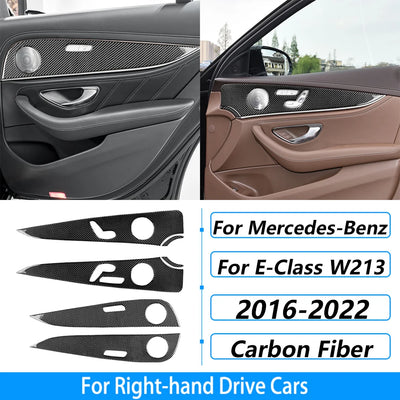 Kit Fibre Carbone Intérieur Mercedes Classe E W213 - vue de dessus 4 - Becquet Voiture