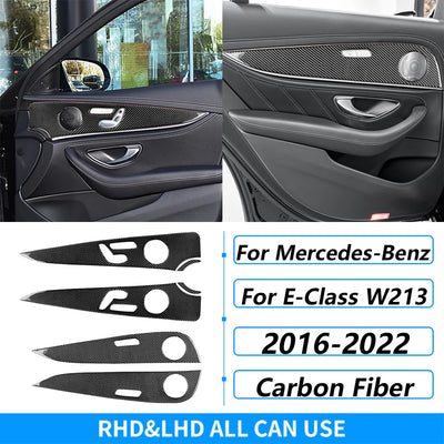 Kit Fibre Carbone Intérieur Mercedes Classe E W213 - vue de dessus 5 - Becquet Voiture