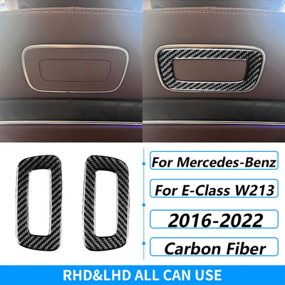 Kit Fibre Carbone Intérieur Mercedes Classe E W213 - vue de face 3 - Becquet Voiture