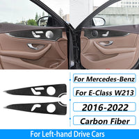 Kit Fibre Carbone Intérieur Mercedes Classe E W213 - vue de face 4 - Becquet Voiture