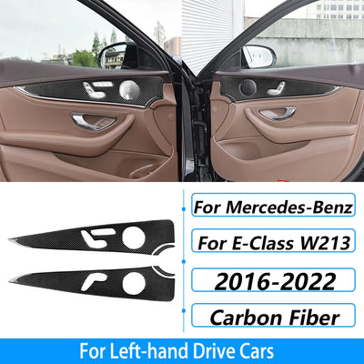 Kit Fibre Carbone Intérieur Mercedes Classe E W213 - vue de face 4 - Becquet Voiture