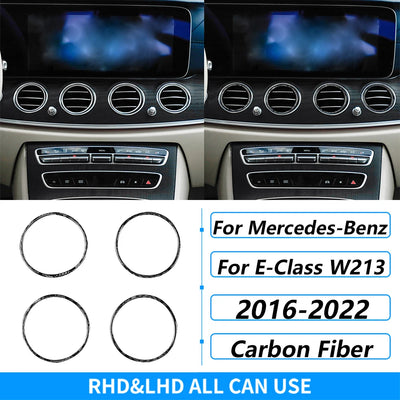 Kit Fibre Carbone Intérieur Mercedes Classe E W213 - vue de face 5 - Becquet Voiture