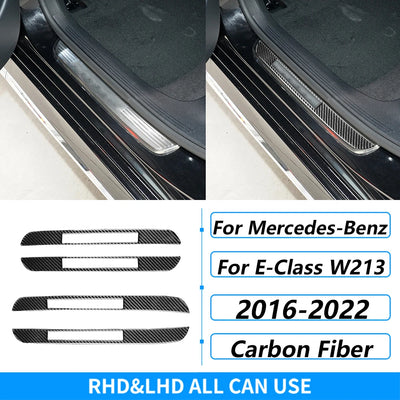 Kit Fibre Carbone Intérieur Mercedes Classe E W213 - vue de face 6 - Becquet Voiture