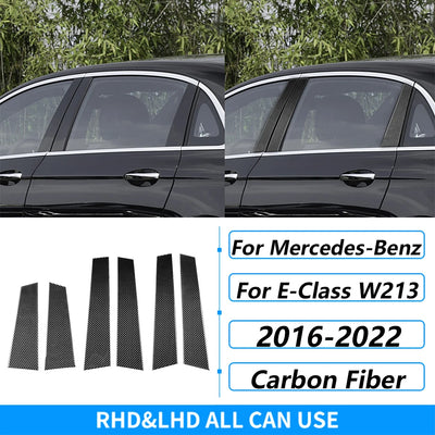 Kit Fibre Carbone Intérieur Mercedes Classe E W213 - vue de profil 5 - Becquet Voiture