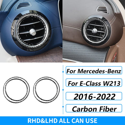 Kit Fibre Carbone Intérieur Mercedes Classe E W213 - vue de trois-quarts 3 - Becquet Voiture