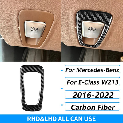 Kit Fibre Carbone Intérieur Mercedes Classe E W213 - vue de trois-quarts 6 - Becquet Voiture