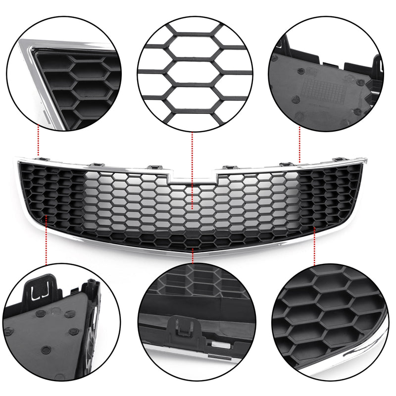 Kit Garnitures Calandre Chevrolet Cruze 2009-2015 - installé sur véhicule - Becquet Voiture