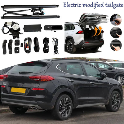 Kit Hayon Électrique de Coffre Hyundai Tucson 2019-2021 - vue de face - Becquet Voiture