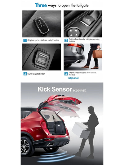 Kit Hayon Électrique Ford Kuga Escape 2017-2019 - vue arrière - Becquet Voiture