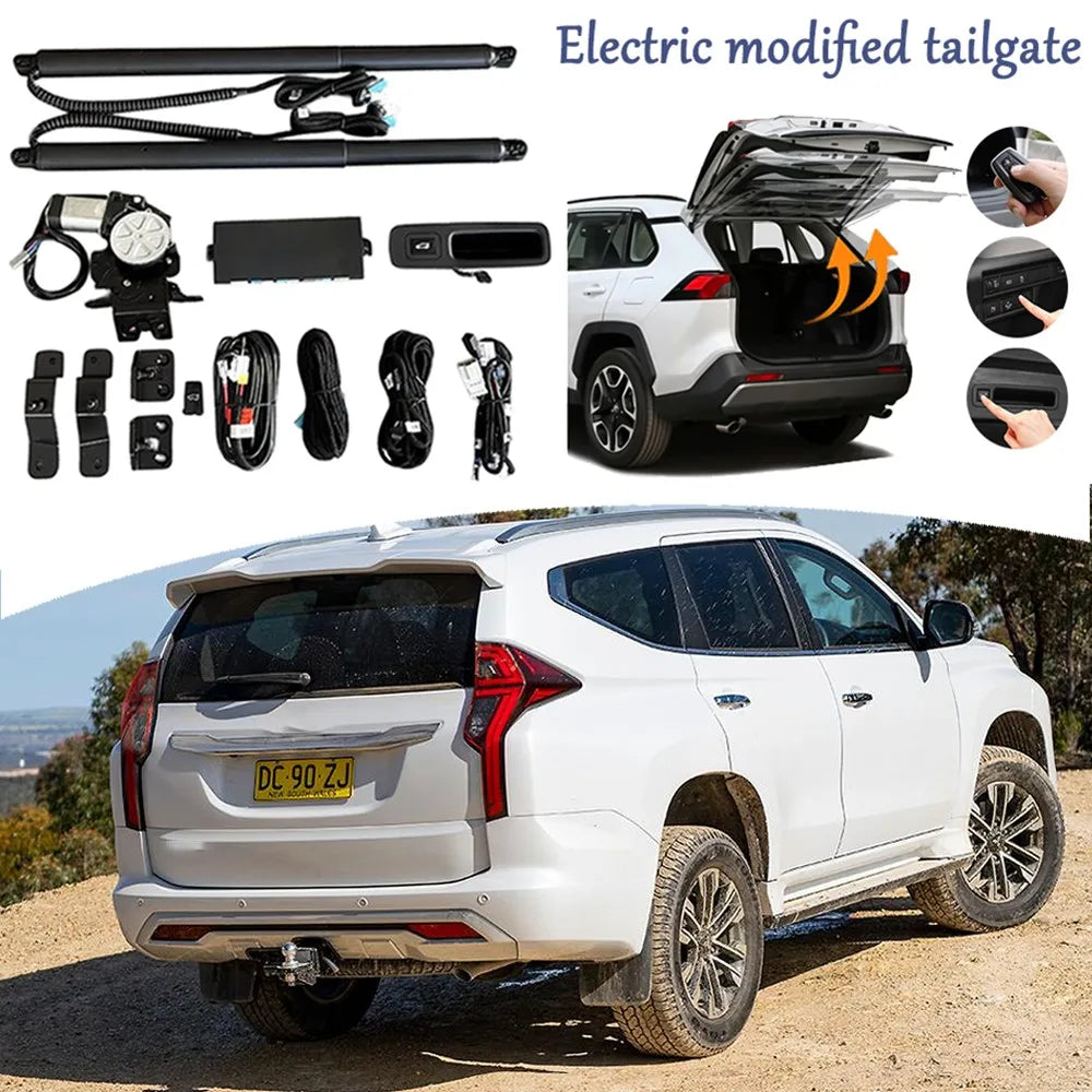 Kit Hayon Électrique Mitsubishi Pajero Sport 2020-2023 - vue de face - Becquet Voiture