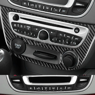 Kit Inserts Carbone Renault Megane 3 - vue arrière 2 - Becquet Voiture