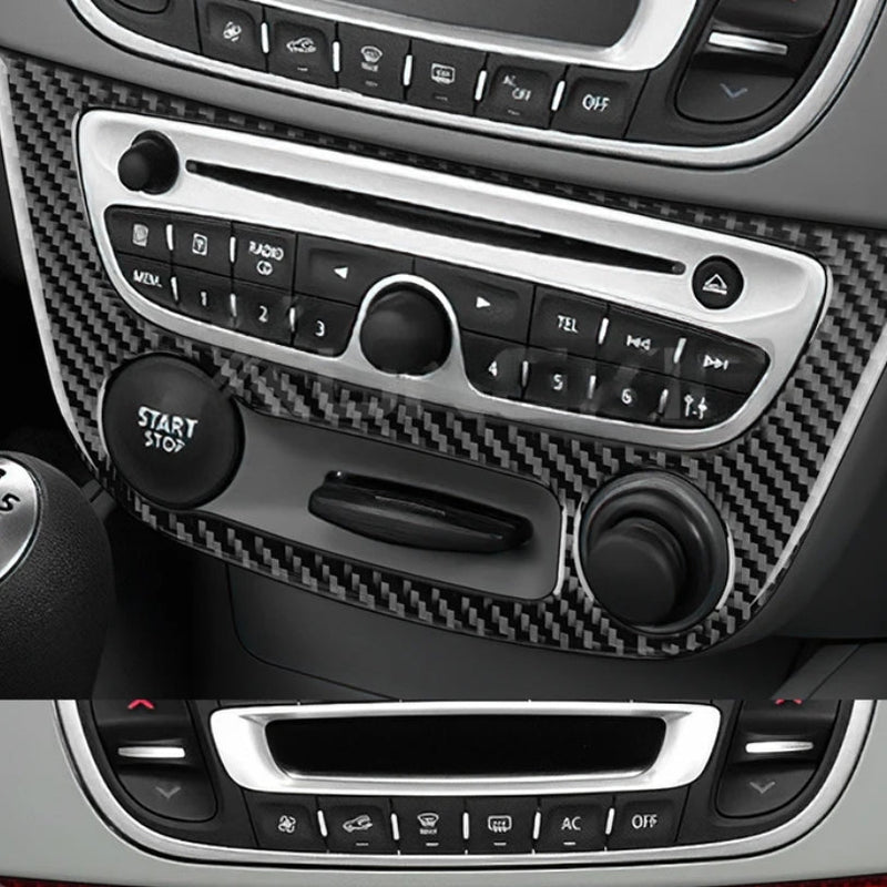 Kit Inserts Carbone Renault Megane 3 - vue arrière 2 - Becquet Voiture