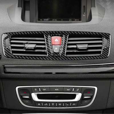 Kit Inserts Carbone Renault Megane 3 - vue de dessus - Becquet Voiture