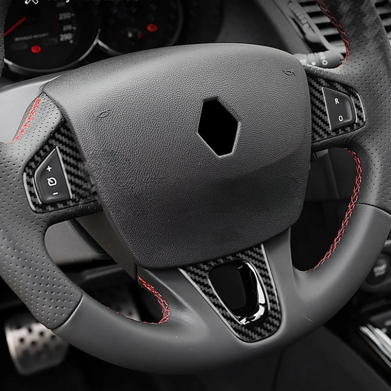 Kit Inserts Carbone Renault Megane 3 - vue de profil 2 - Becquet Voiture