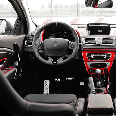 Kit Inserts Carbone Renault Megane 3 - vue de profil - Becquet Voiture