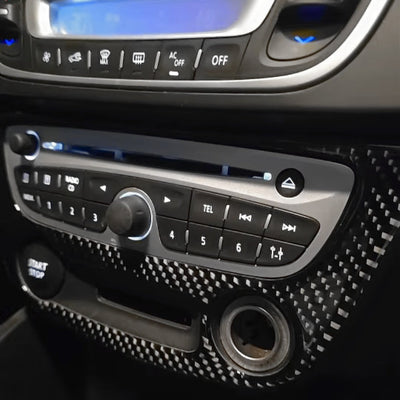 Kit Inserts Carbone Renault Megane 3 - vue de trois-quarts 2 - Becquet Voiture