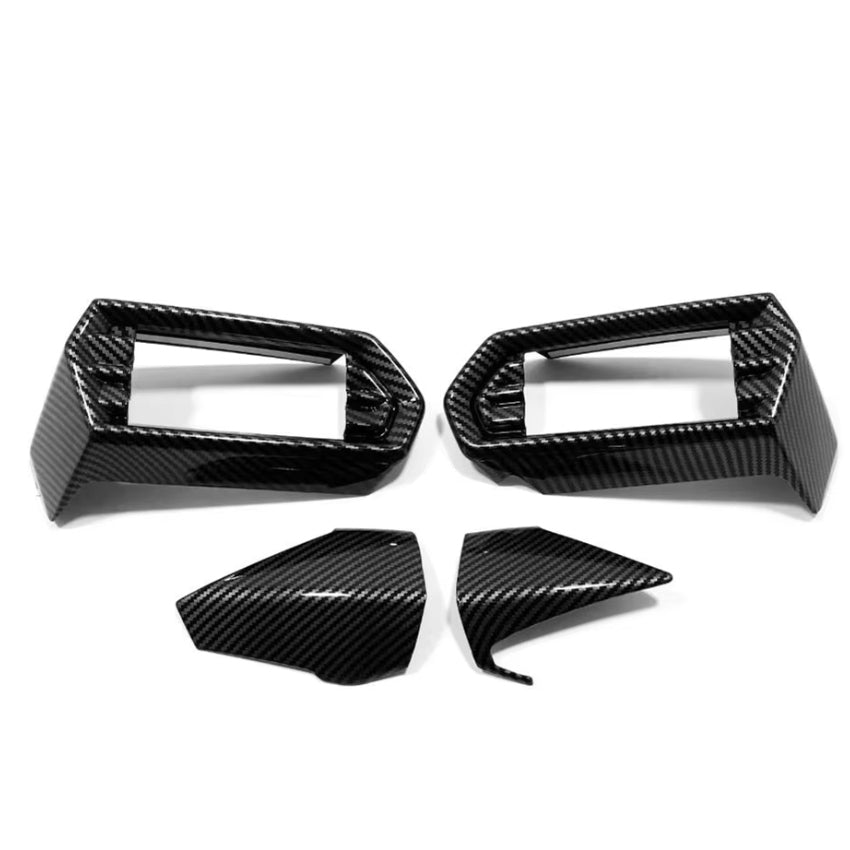 Kit Inserts Intérieur Carbone Audi A3 S3 RS3 8Y - vue de face - Becquet Voiture