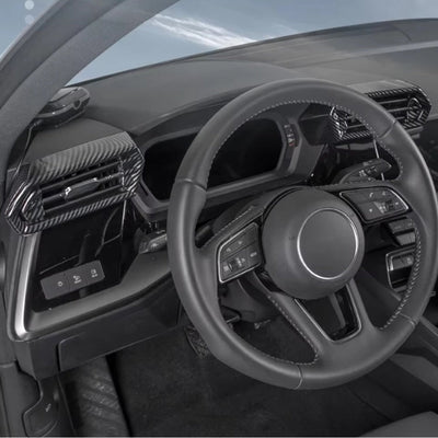 Kit Inserts Intérieur Carbone Audi A3 S3 RS3 8Y - vue de profil - Becquet Voiture