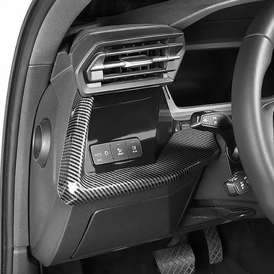 Kit Inserts Intérieur Carbone Audi A3 S3 RS3 8Y - vue rapprochée - Becquet Voiture