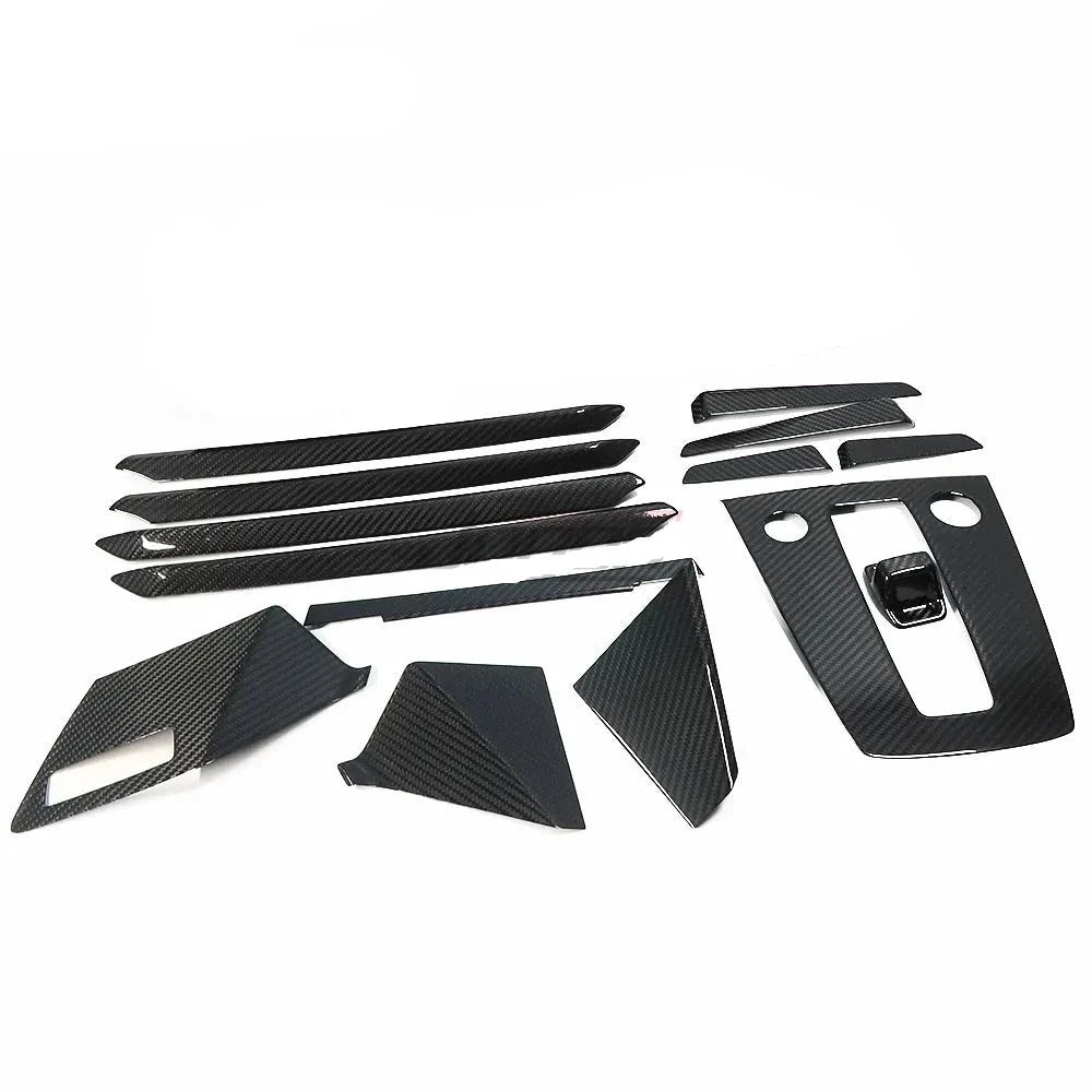 Kit Inserts Intérieur Carbone Réel Audi A3 S3 RS3 8Y - vue de face - Becquet Voiture