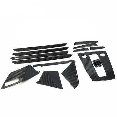 Kit Inserts Intérieur Carbone Réel Audi A3 S3 RS3 8Y - vue de face - Becquet Voiture