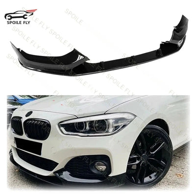 Kit Lame Pare-Chocs Avant BMW Série 1 F20 F21 M Sport 2015-2019 - vue de face - Becquet Voiture