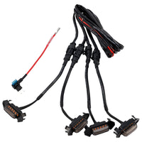 Kit LED Calandre Lentille Fumée Ambre Toyota Tacoma 2016-2023 - vue arrière - Becquet Voiture