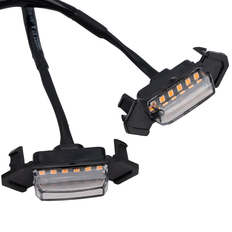 Kit LED Calandre Toyota Tacoma 2016-2023 Lentille Transparente Ambre - vue de dessus - Becquet Voiture